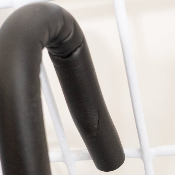 Retrospec Steel Mesh Apollo Bike Basket Glossy White Handlebar Mount Cycling - Picture 9 of 9